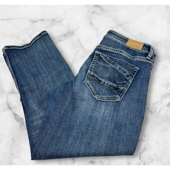 Buckle Denim - BKE Buckle Jeans Women's 30 Blue Victoria Universal Fit Mid Rise Stretch Cropped